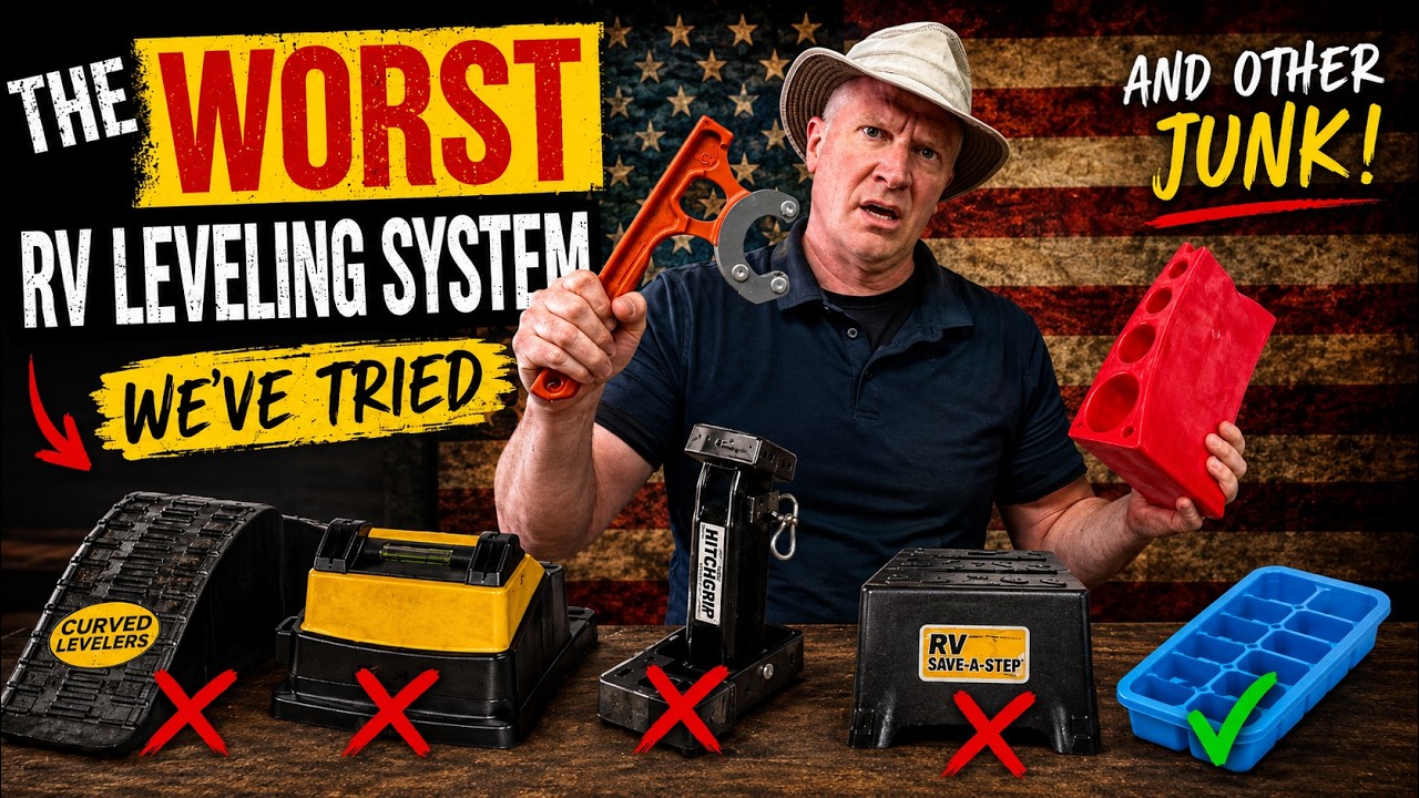 The Worst RV Leveling System We've Tried - and Other Junk