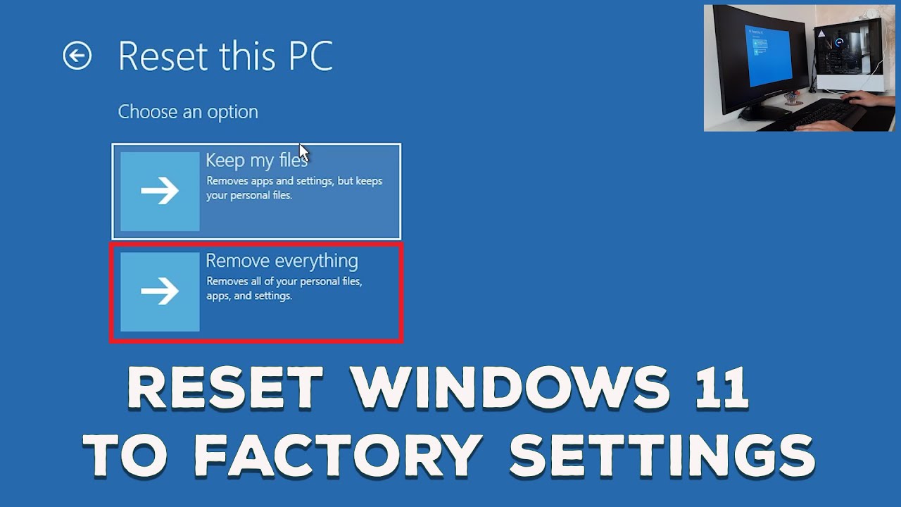 Как полностью сбросить Windows 11 до заводских настроек