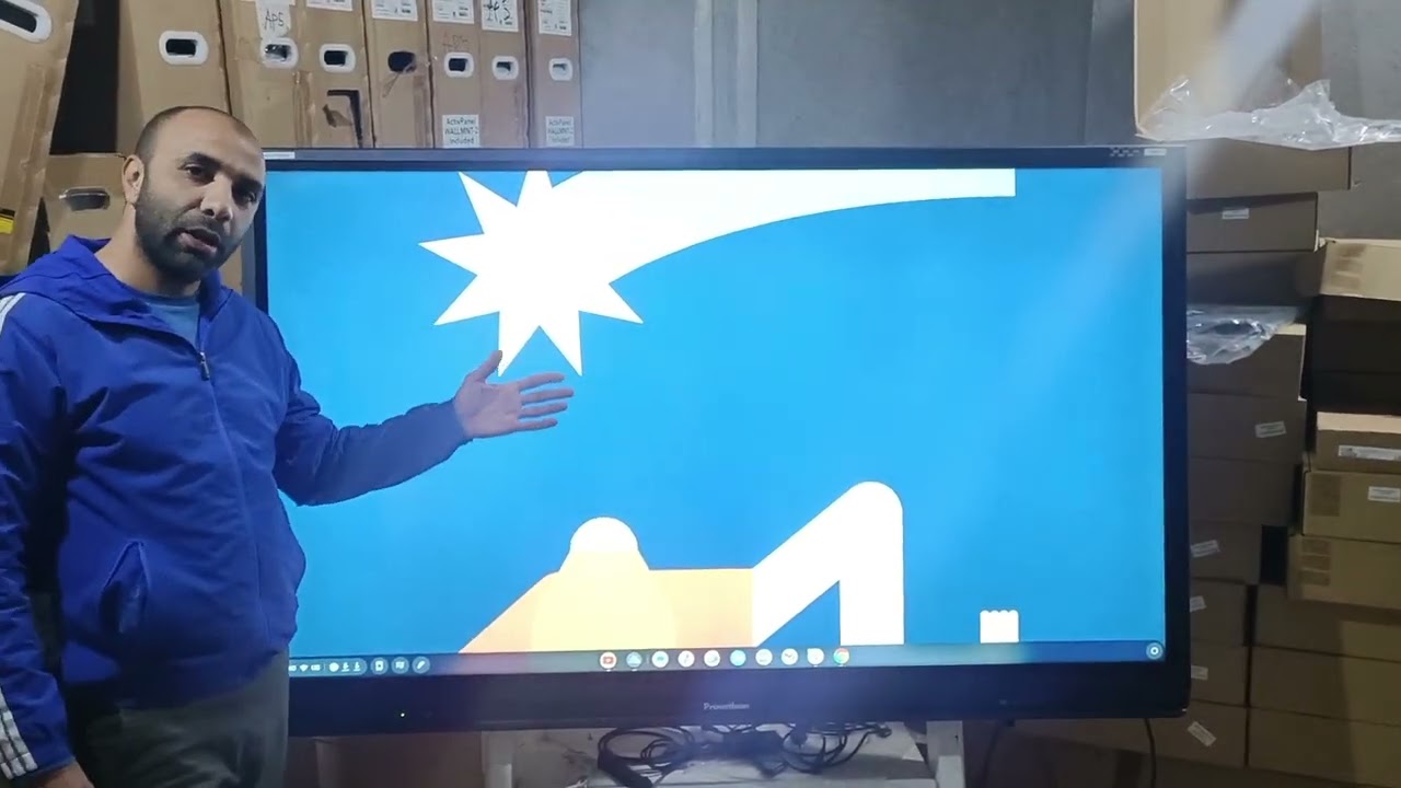 دخول Promethean  Android 🙏 WINDOWSشاشات تفاعلية 70 بوصة تفاعلي بنظامي.