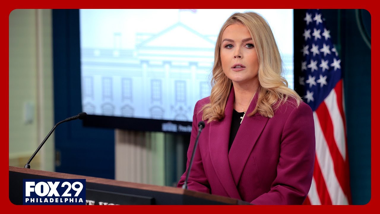 LIVE 🔴 Trump White House holds press briefing | FOX 29 News Philadelphia