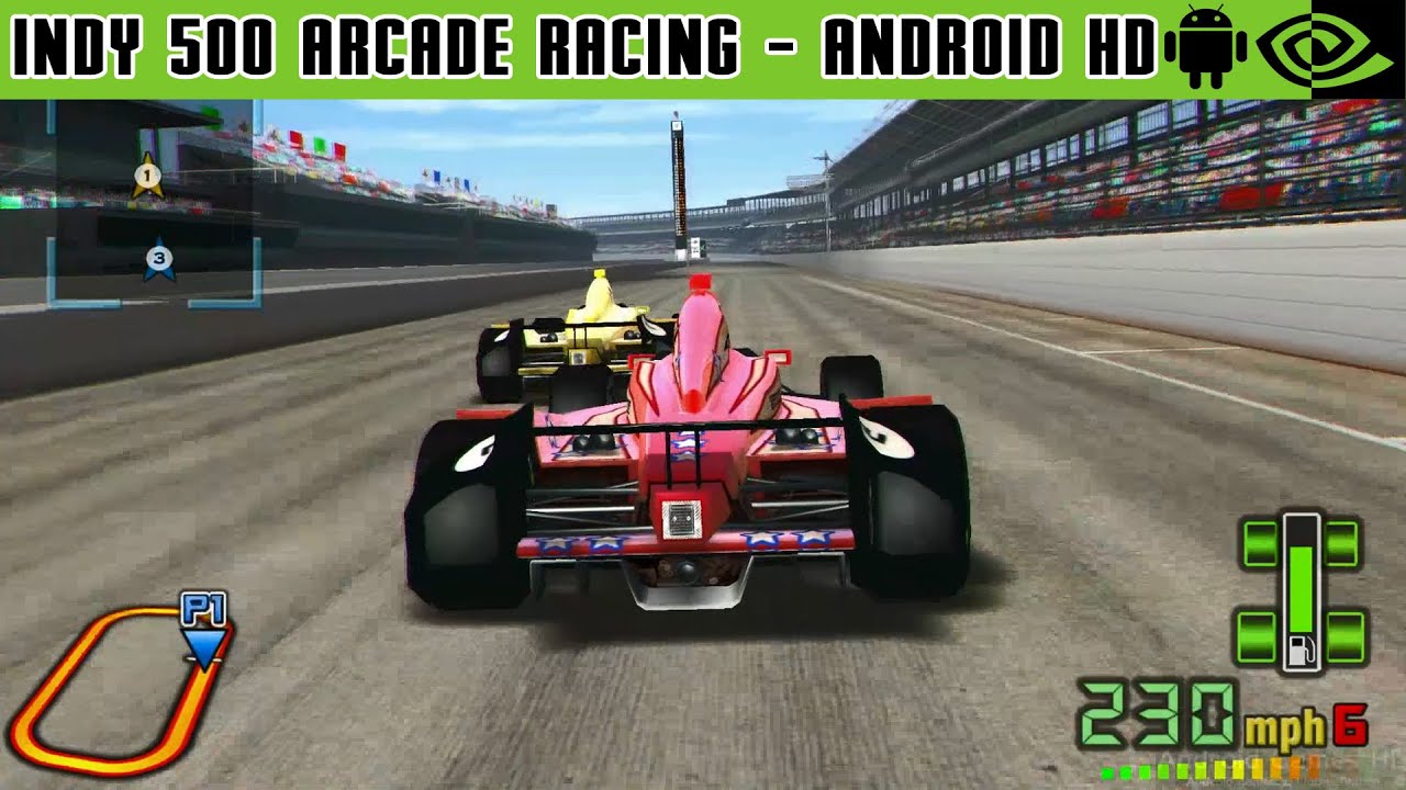 INDY 500 Arcade Racing - Gameplay Nvidia Shield Tablet Android 1080p (Android Games HD)