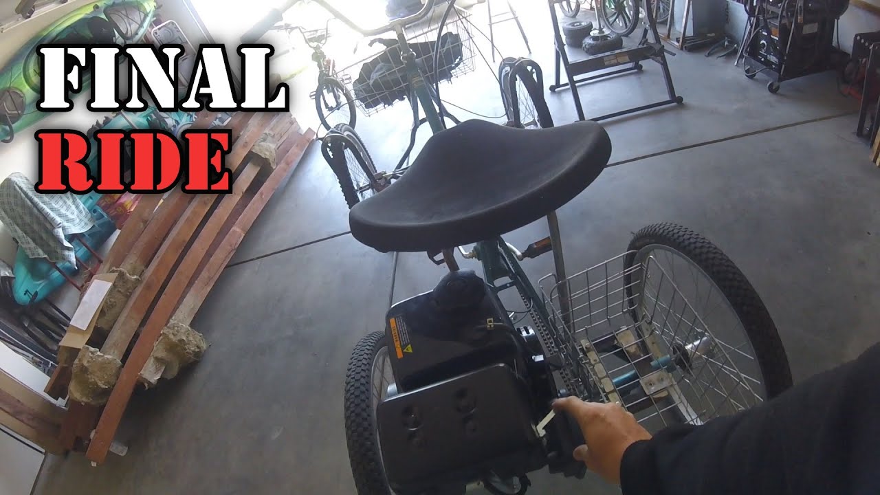 Motorized Four wheel bike | Fixing the steering and final ride