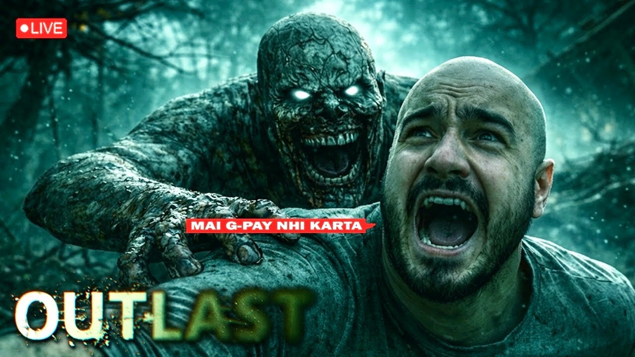 Playing OUTLAST for the First Time 😰 Indian Gaming LIVE 🔴