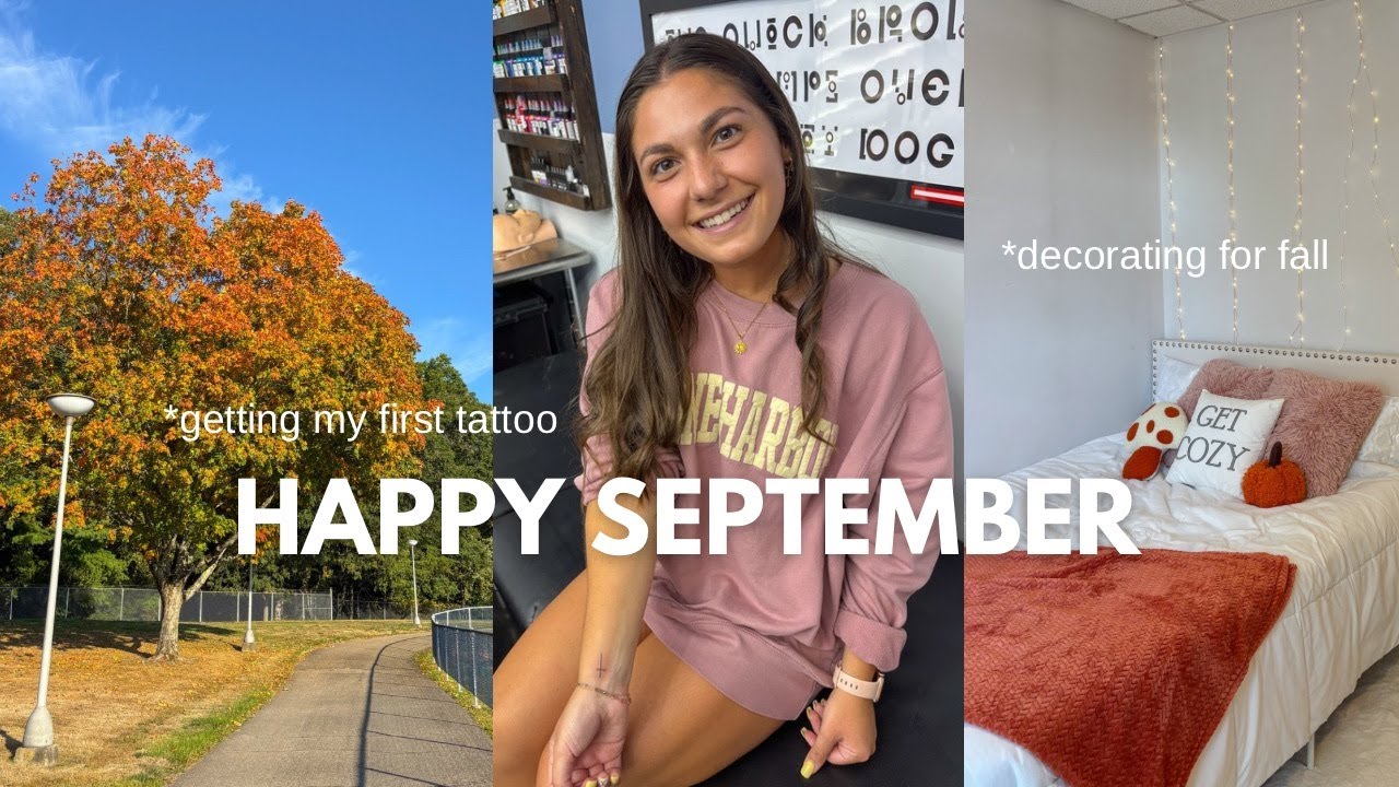 getting my first tattoo | decorating for fall