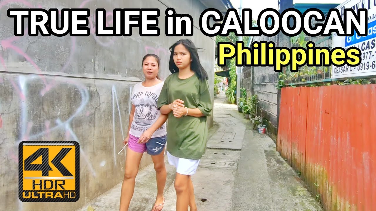Non-stop Alleyways in Caloocan | Real Walk in Bagong Silang Philippines [4K HDR] 🇵🇭