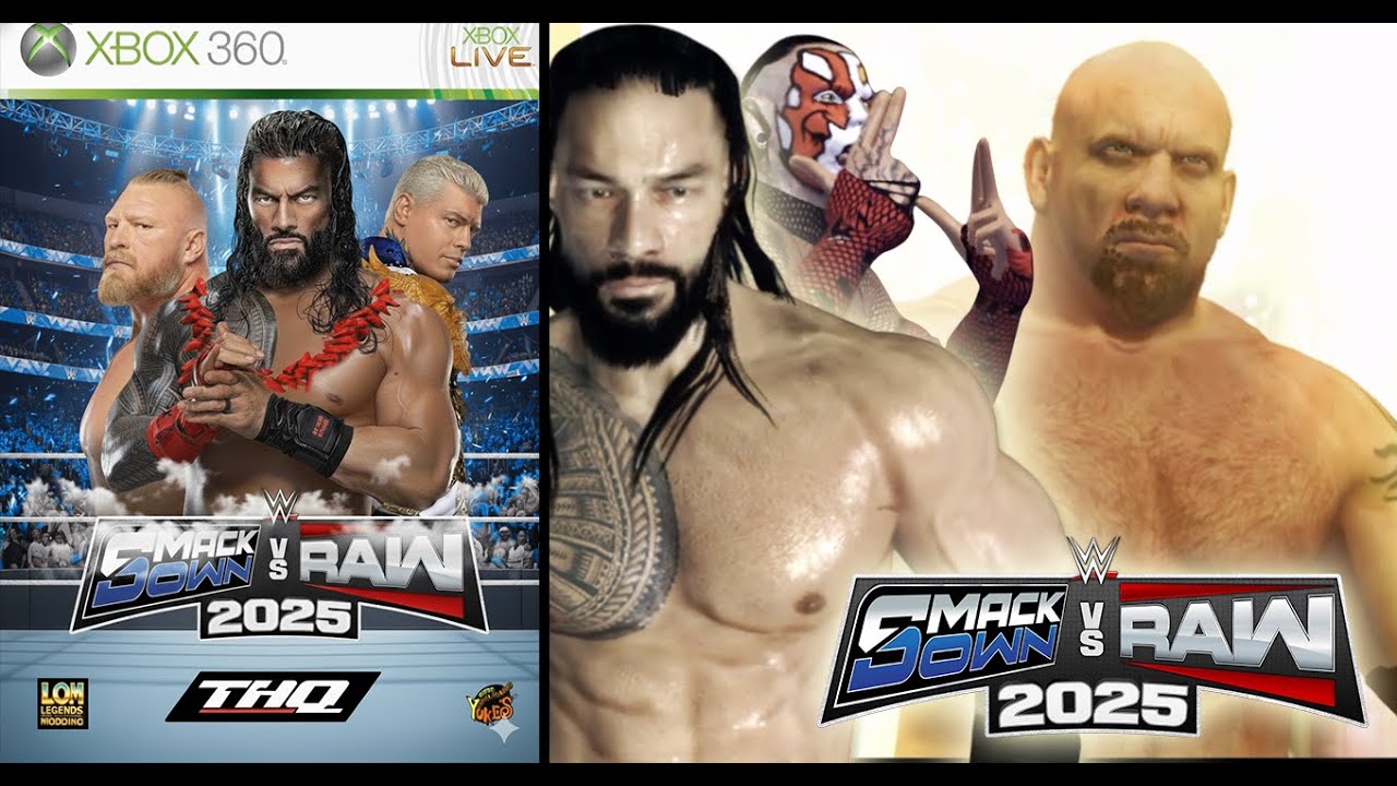 WWE SmackDown! vs RAW 2025 Трейлер | Xbox 360 | Эмулятор Xenia
