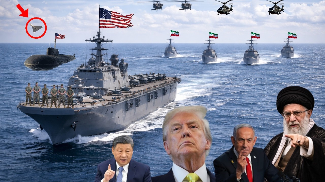 ANMWEY IRAN AT4KE 5 AVYON POU ETAZINI...YO B0NBADE YON LOT BATO, IRAN PRAN LANMÈ A NAN US GWO BAYAY