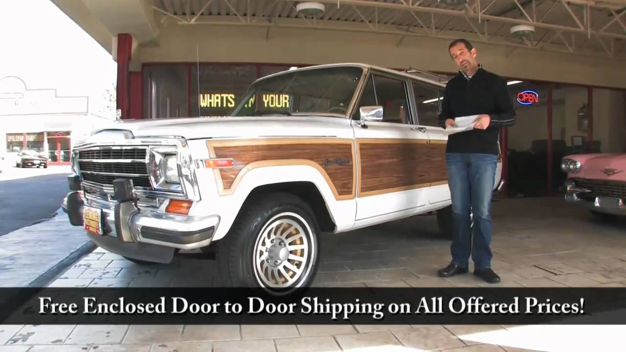 1988 Jeep Grand Wagoneer for sale with test drive, driving sounds, and walk through video