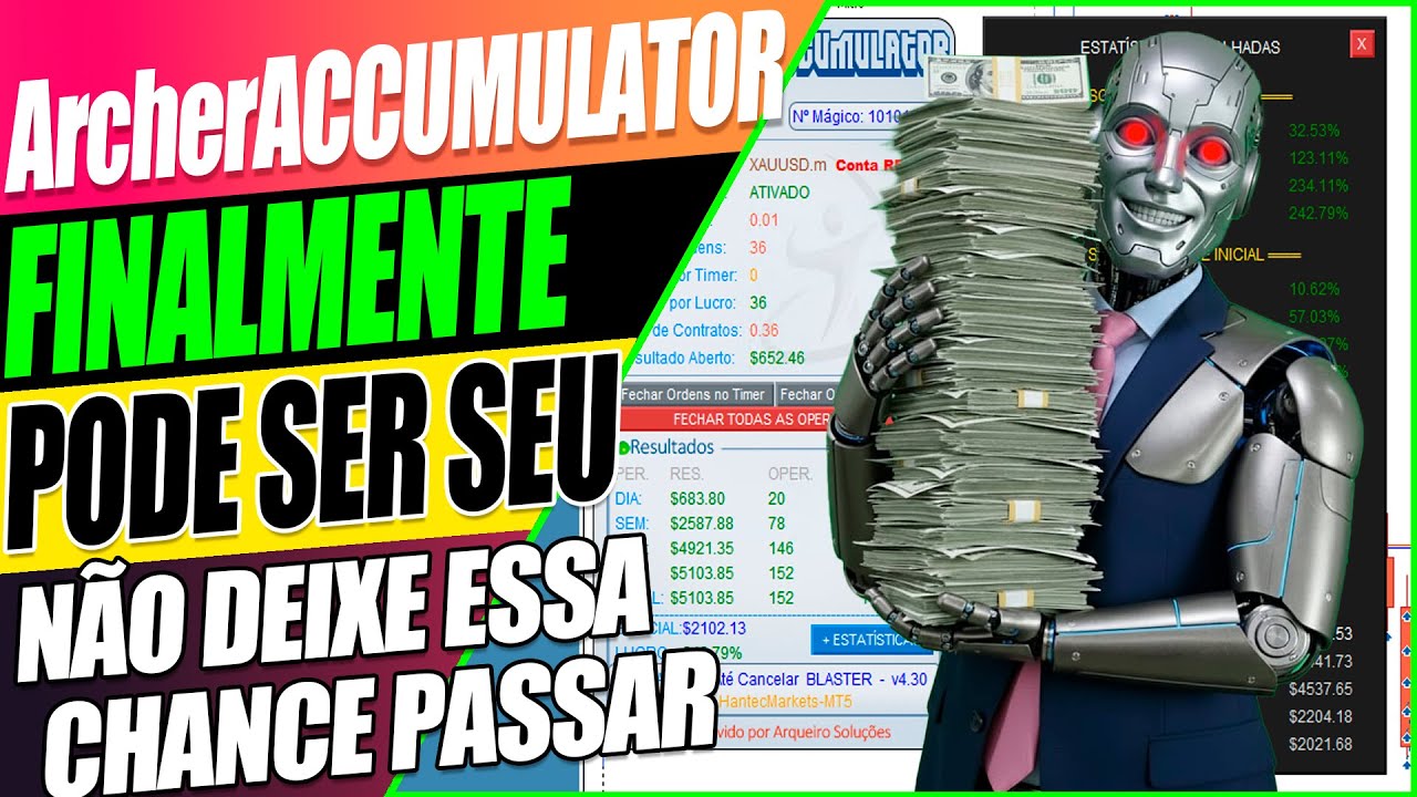 Por que Operar o XAUUSD com o Rob&ocirc; ArcherACCUMULATOR Vai Mudar o Jogo?