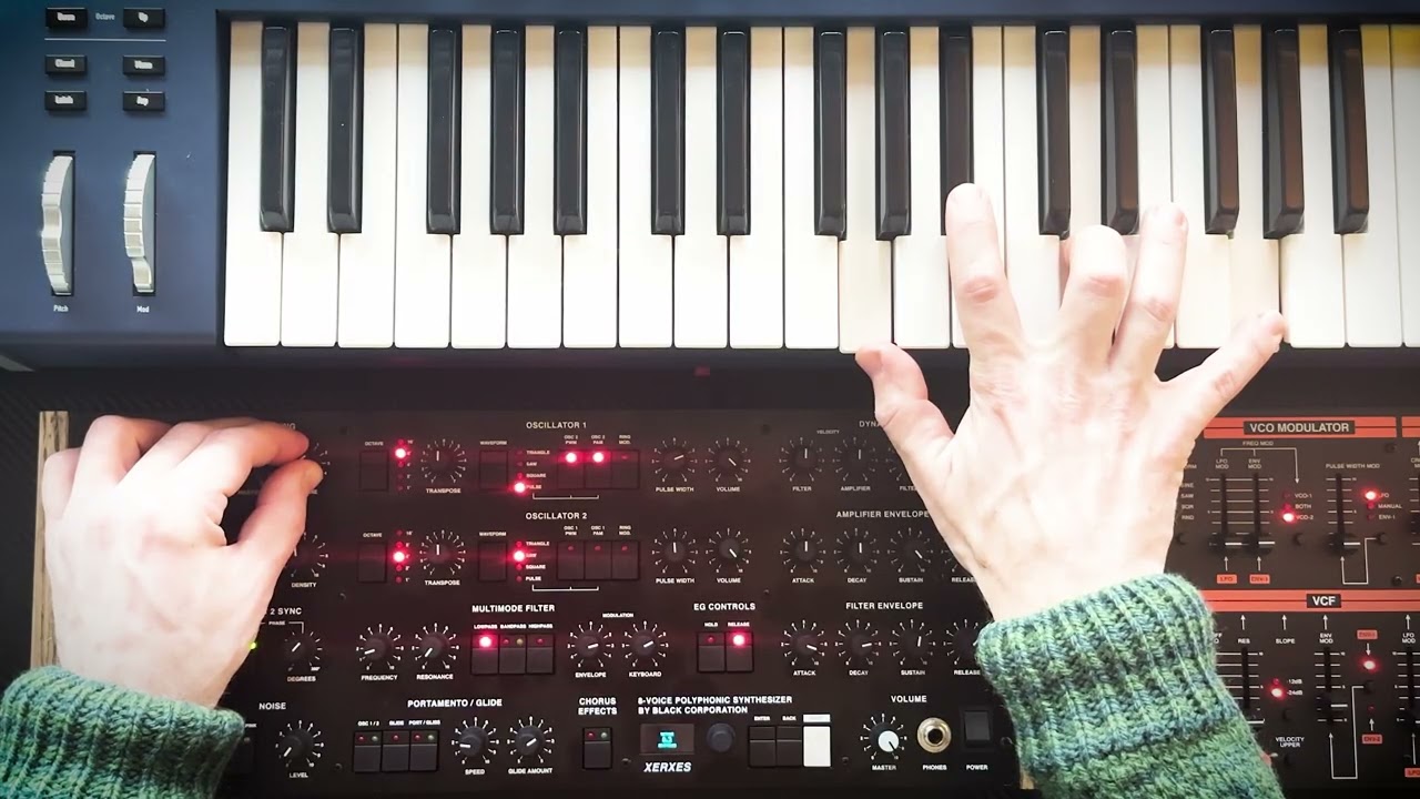 Black Corporation Xerxes MK2 :: Building a Pad from Scratch :: Sound Design