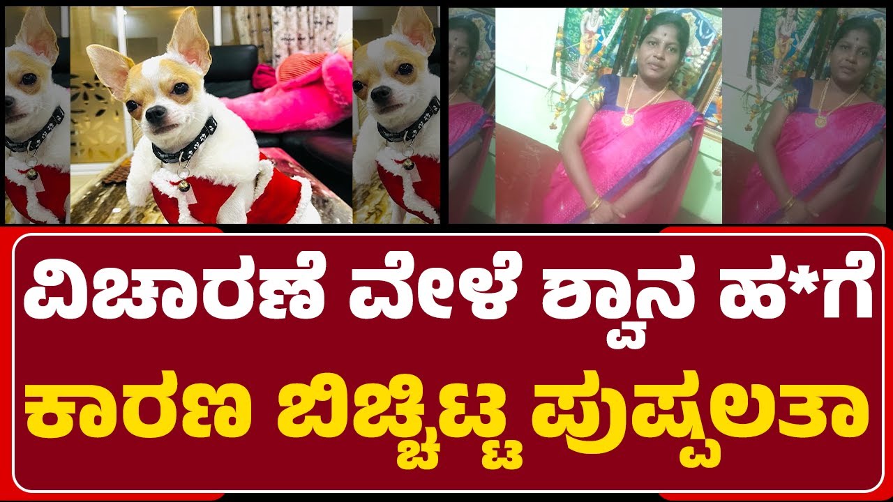 Bagaluru Incident : ಪೊಲೀಸರ ಮುಂದೆ ಶ್ವಾನ ಕೊ*ದ Pushpalatha ಕಣ್ಣೀರು | Rashi Poojari |@newsfirstbengaluru