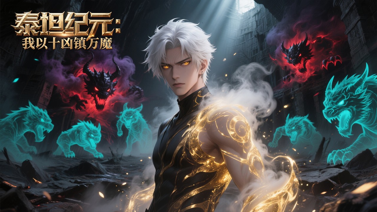 【FULL】《泰坦紀元：我以十兇鎮萬魔》泰坦時代地窟洞開，魔獸屠虐人類！江凡穿越覺醒十兇塔，十大神級兇獸隨身！看他憑此逆天戰力，蕩平魔獸，叱吒這個絕望時代！#穿越 #漫畫 #男頻 #中文全集