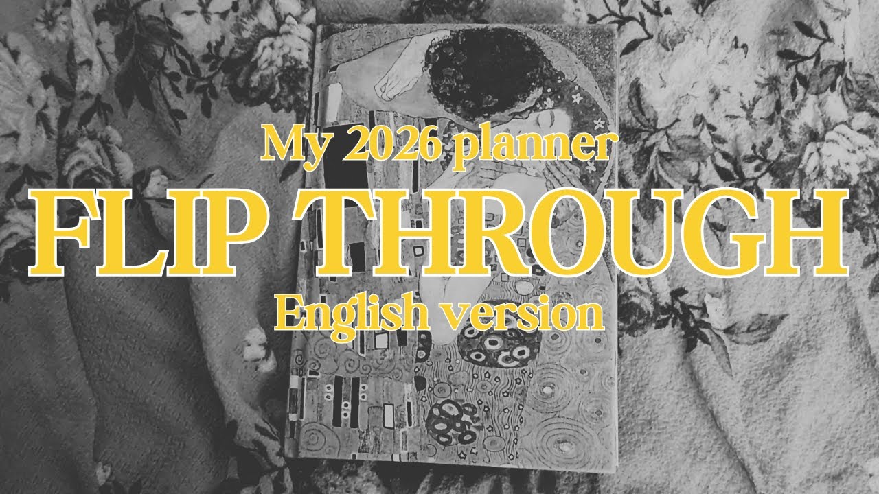 🗓️ [EN] - My 2026 planner - Flip through x journaling 🗓️