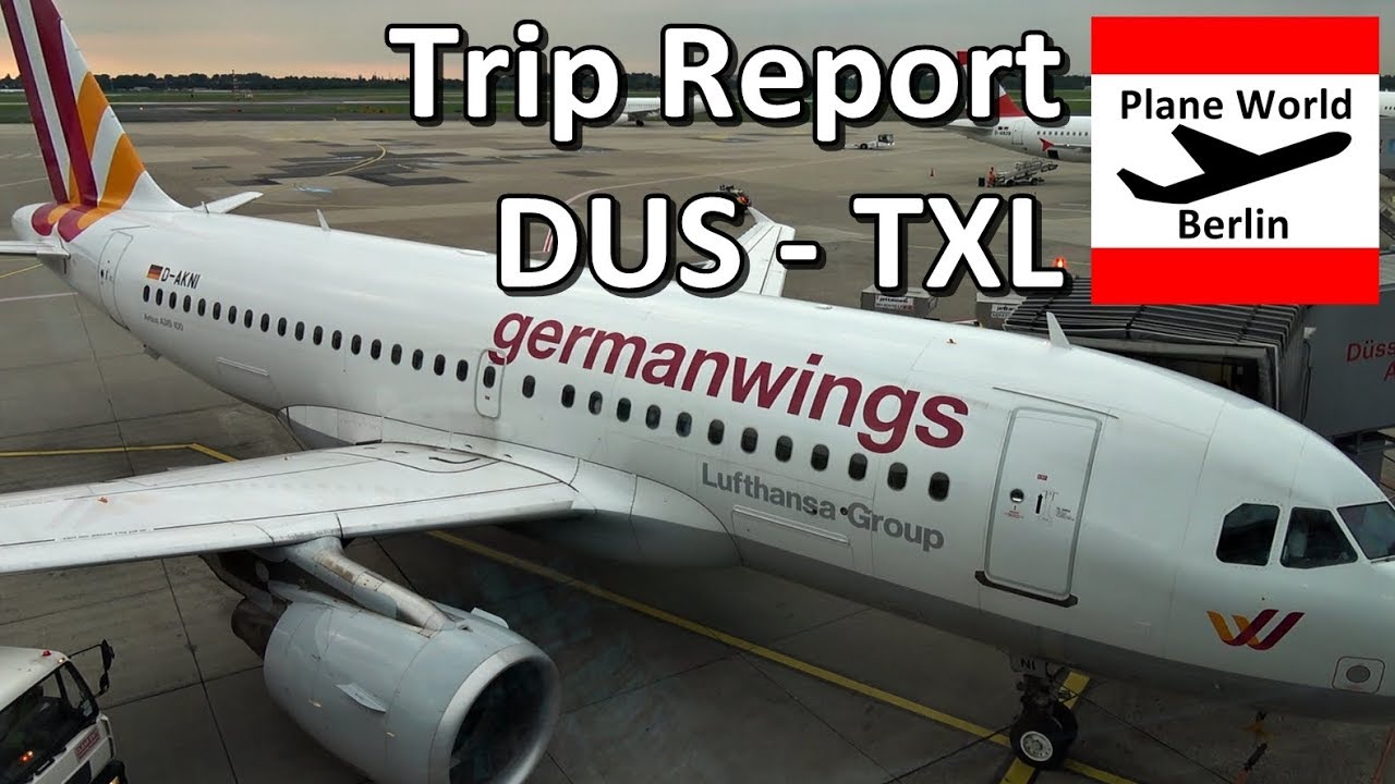 Trip Report | Germanwings Airbus A319 | Economy Basic | DUS - TXL