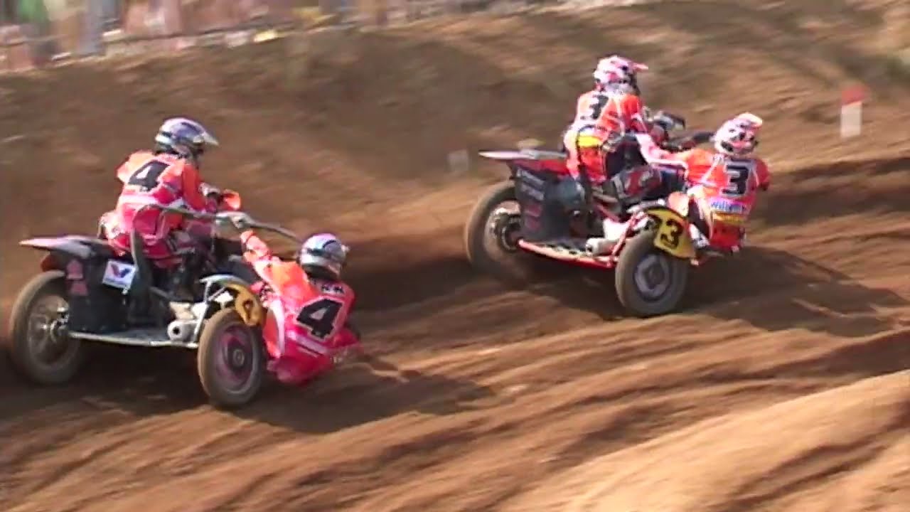 Sidecar motocross racing World championship Neeroeteren 2003