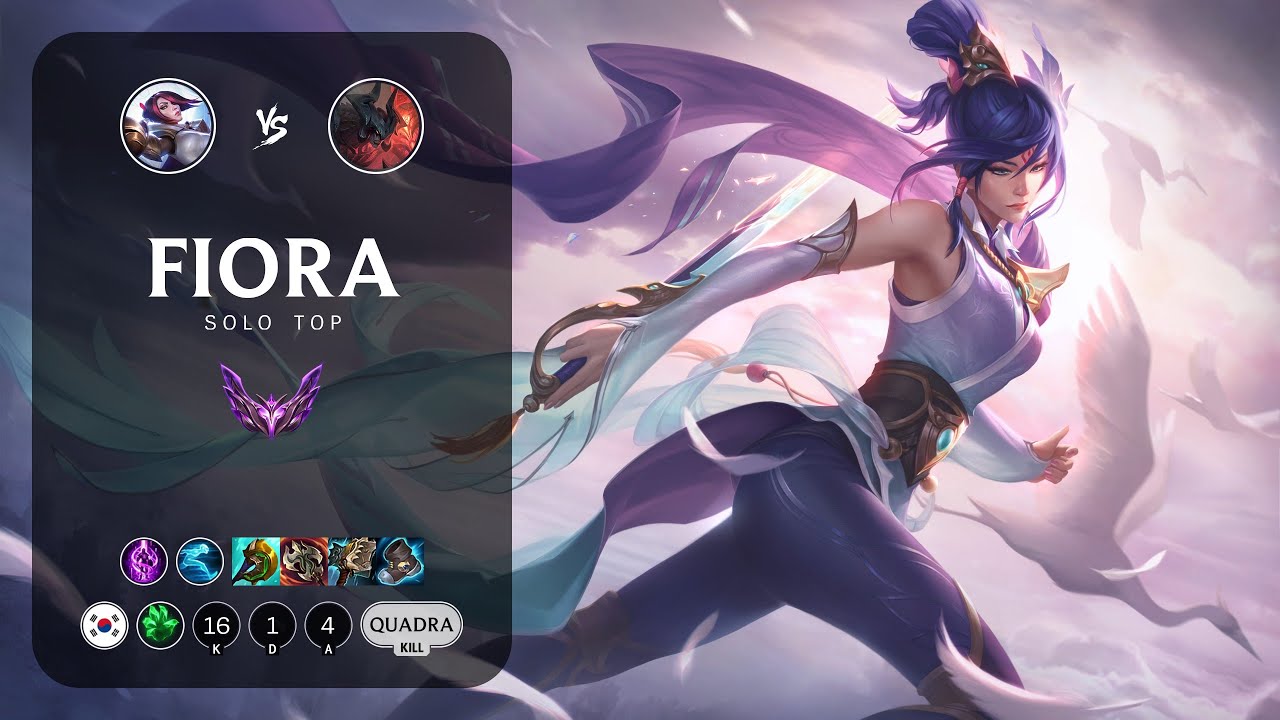 Fiora Top vs Aatrox - KR Master Patch 13.20