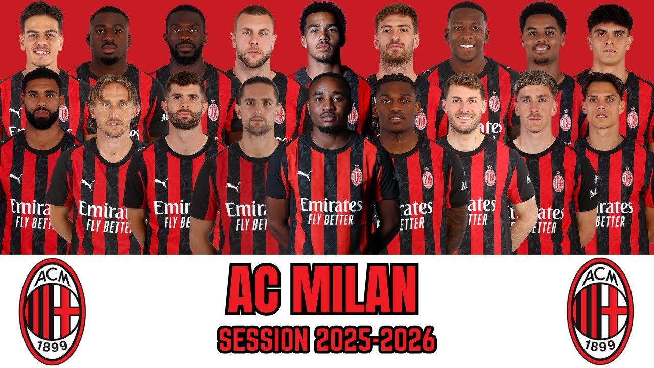 AC MILAN SQUAD | Session 2025-2026 | UPDATED | Players, Countries & Position