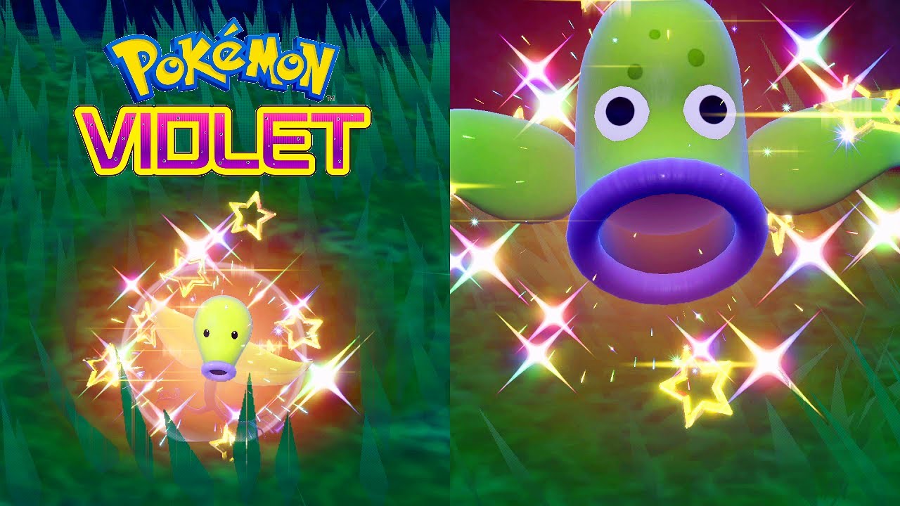 Shiny Bellsprout & Weepinbell  - Pokemon Scarlet and Violet