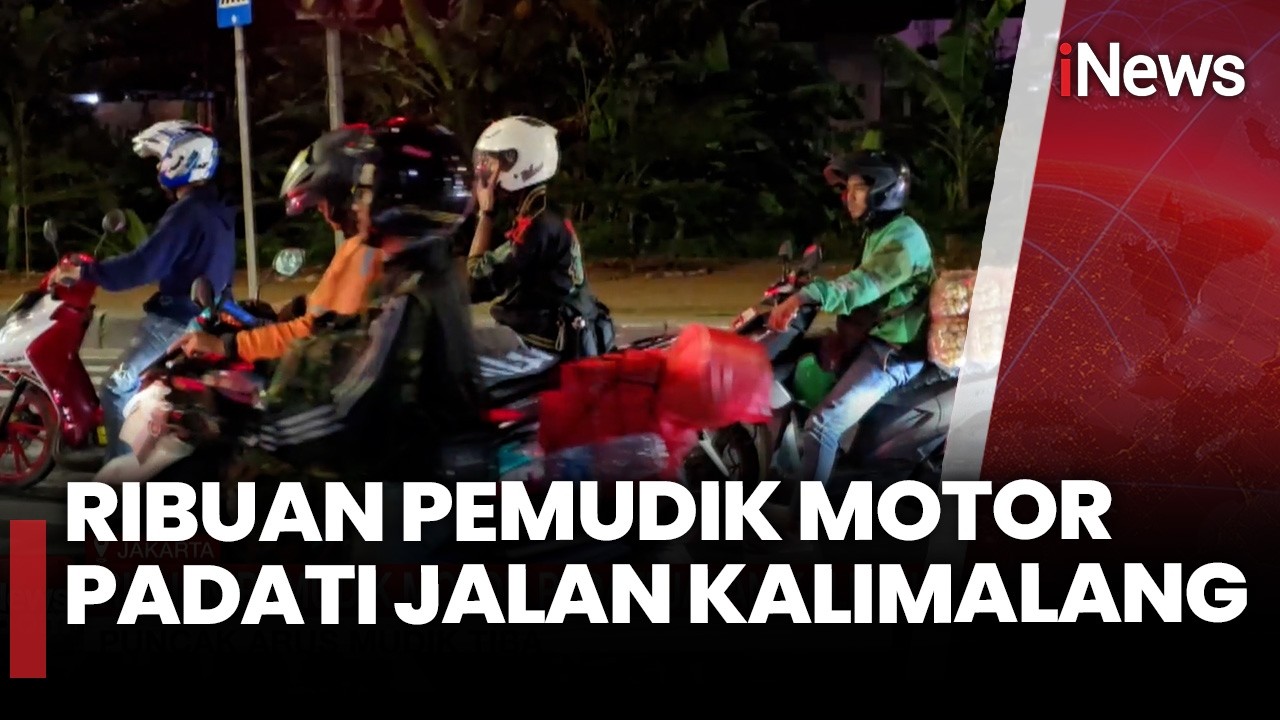 Jalur Kalimalang Ramai Dilintasi Pemudik Motor | iNews Room (15/3)