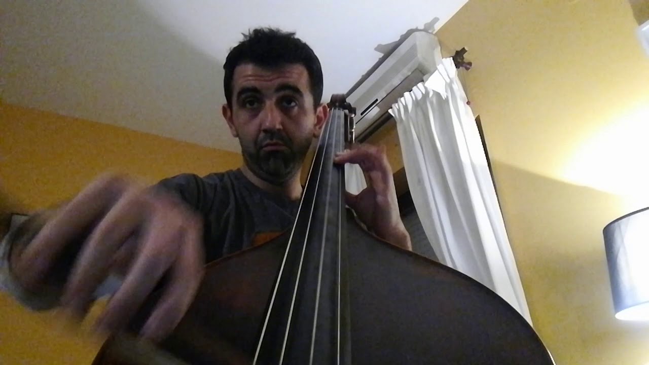 J.S. Bach, Badinerie - double bass part(excerpt), Ilin - Dime Dimovski