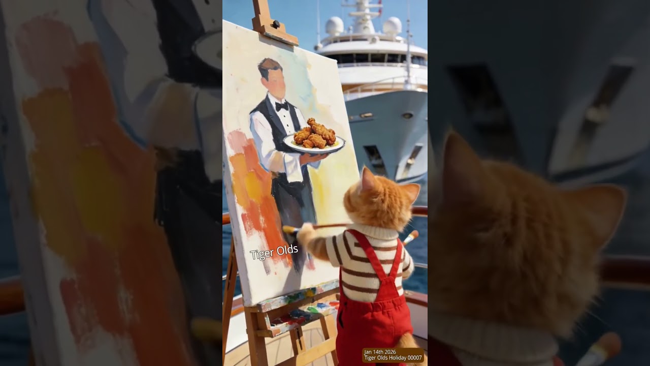 Cat artist paint what server?  👿💚 