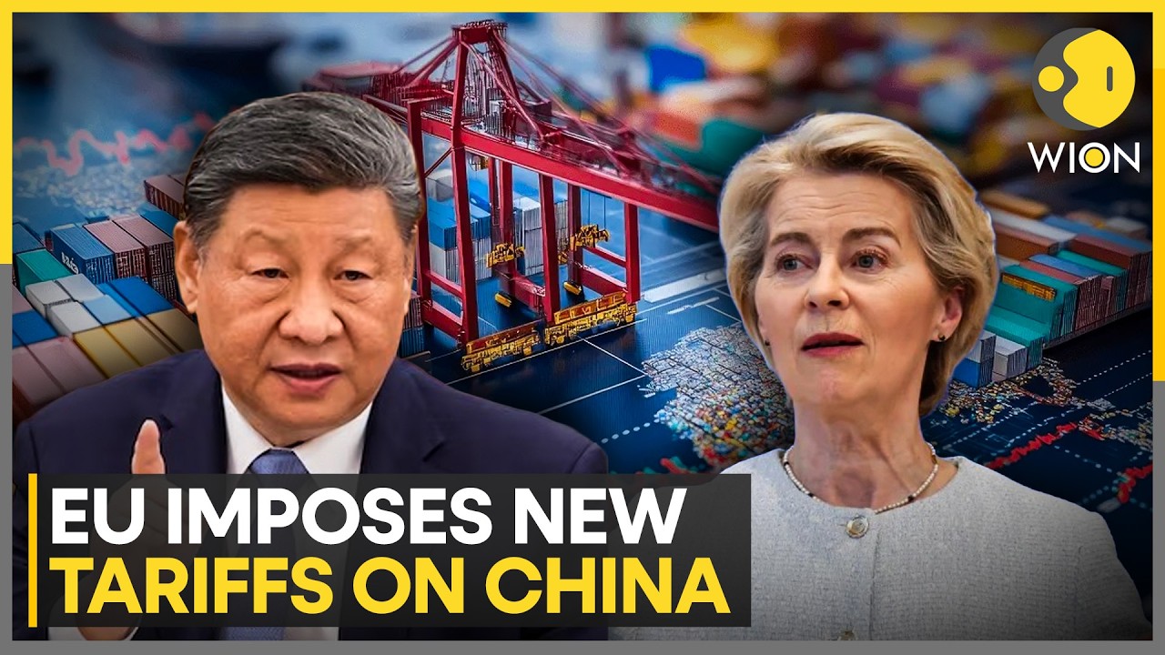 EU Imposes New Tariffs On China-Made EVs, Tightens Trade Rules On Electric Vehicles  | WION