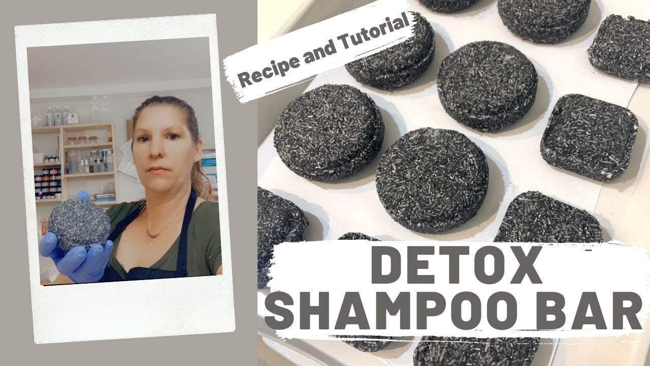 How I Make My Detox Shampoo Bar with Activated Charcoal ( Recipe included) and Tutorial !!!