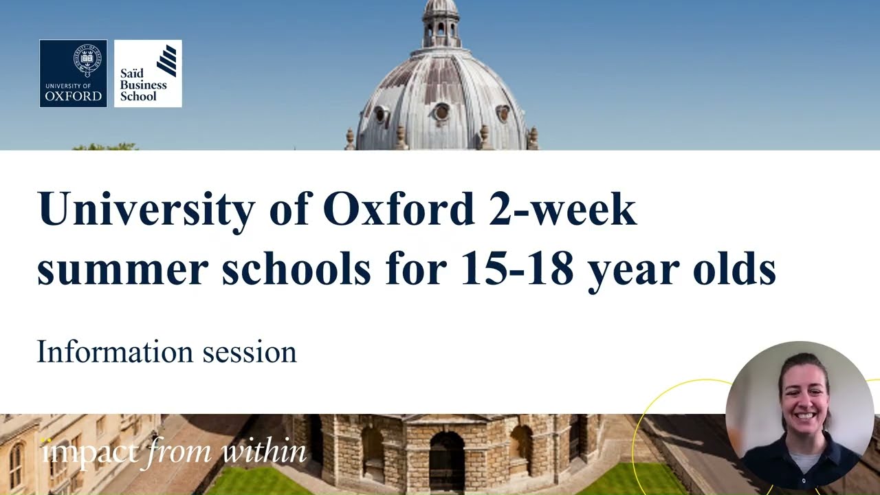 Oxford Saïd summer school overview in less time than it takes to brew a good cup of tea