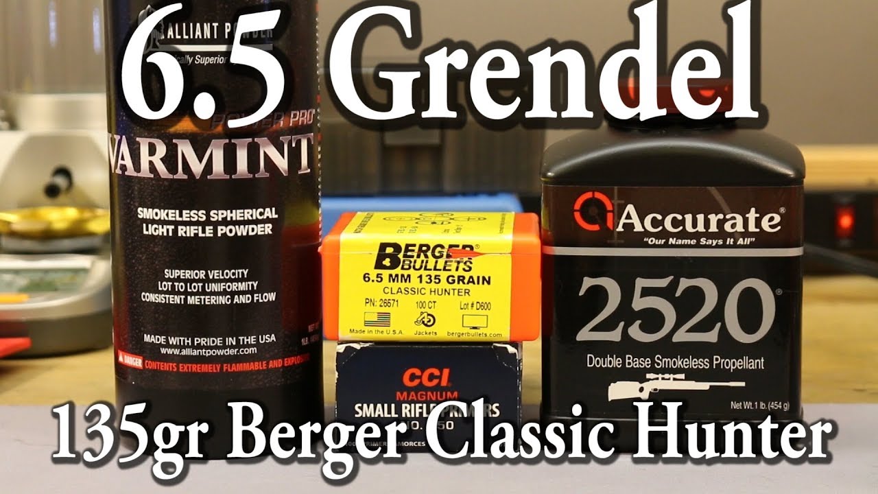 6.5 Grendel - 135gr Berger Classic Hunter
