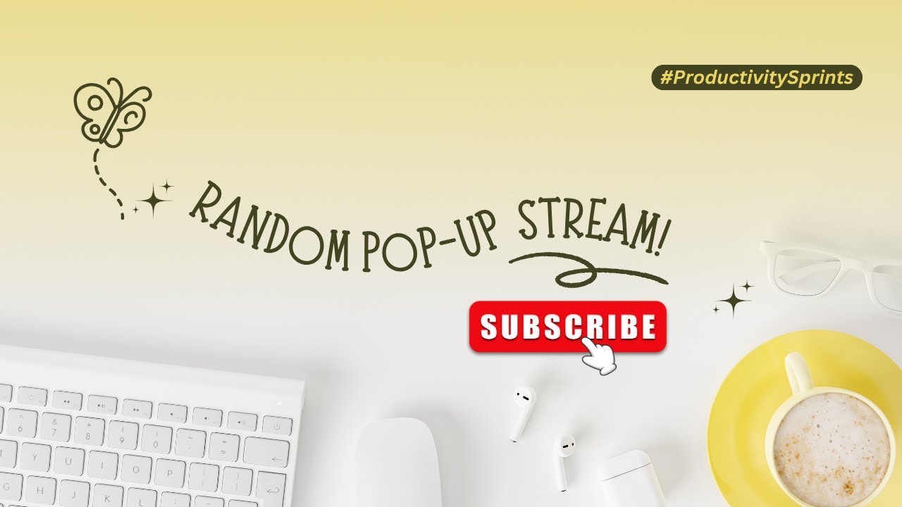 Pop-up Andy Productivity Sprints :)