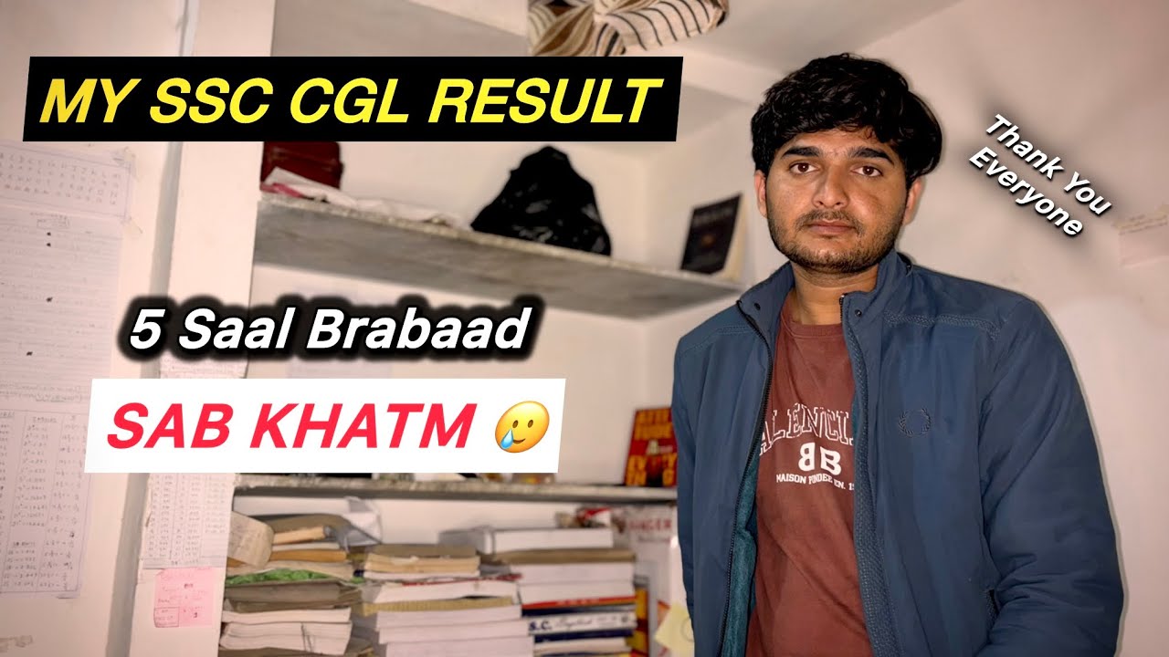 My SSC CGL Pre Result 2025 / Life Decision💔 #ssc ssc #cgl