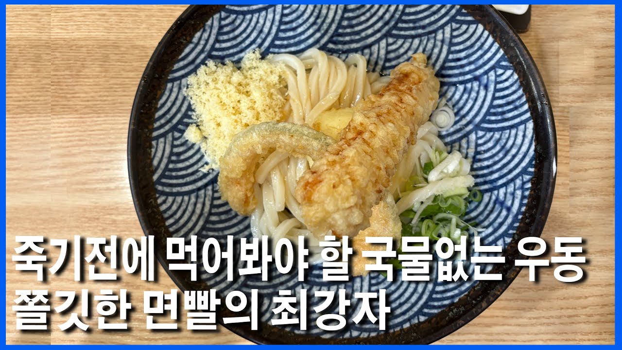 🥢꼭 먹어봐야 할 우동 면발 최강자! 국물없는우동