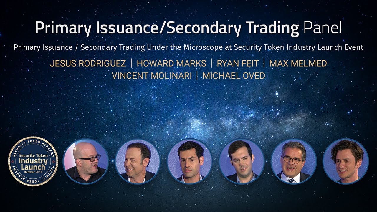 Primary Issuance / Secondary Trading Under the Microscope at Security Token Industry Launch Event