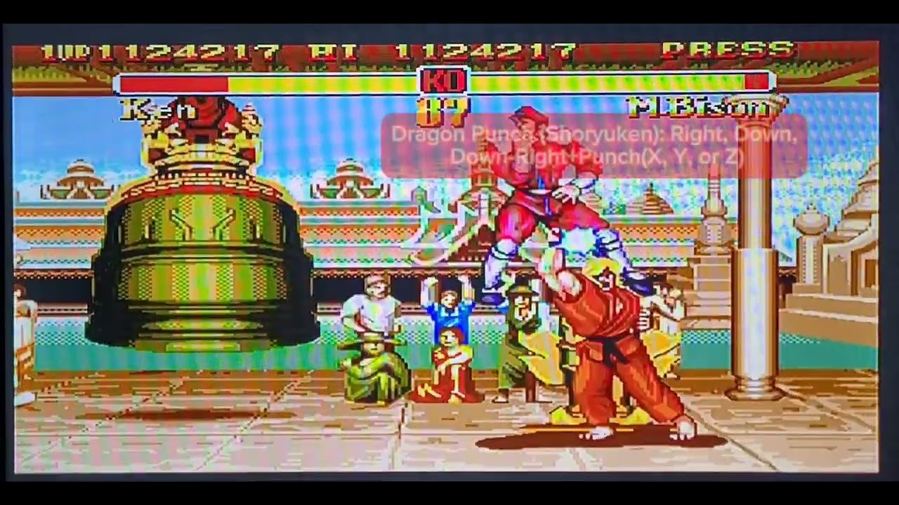 Ken's Special Moves - Super Street Fighter 2 Sega Genesis