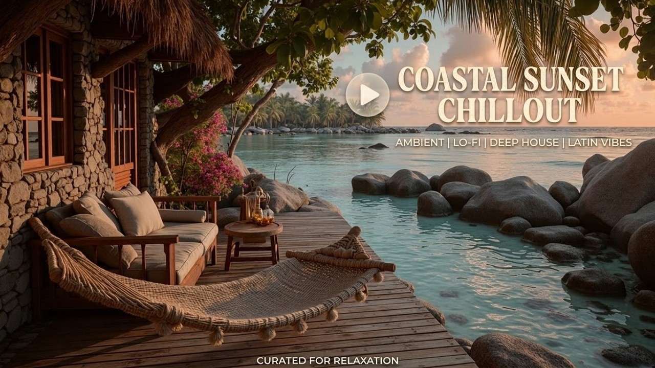 Пляжный Закат Релакс ~ Роскошная Лаунж Музыка 2026 | Океанские Вайбы Спокойствия и Отдыха
