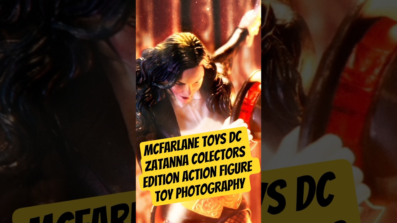 McFarlane Toys DC Zatanna Colectors Edition Action Figure | Toy Photography