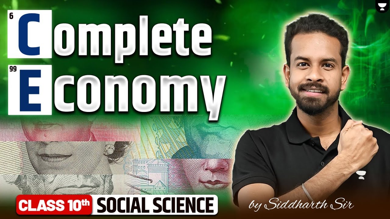 🔥 LIVE Social Science Economics Marathon | Complete Class 10 CBSE Boards 2025 Prep | Siddharth Sir 🚀