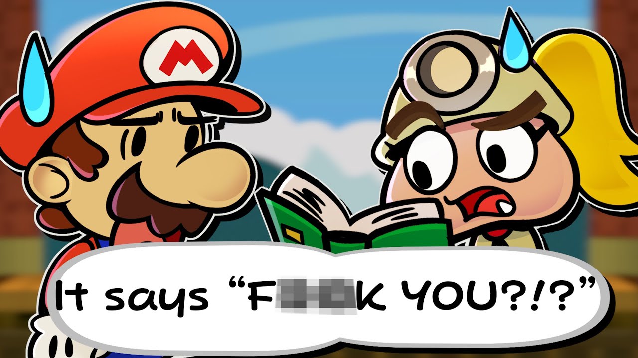 Paper Mario, but It's Google Translated 100 Times