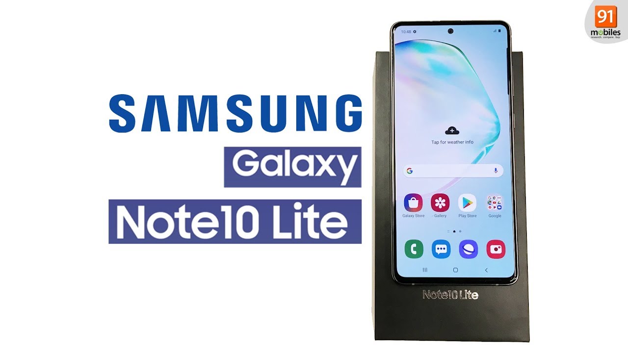 Samsung Galaxy Note 10 Lite: Unboxing | Hands on | Price Hindi हिन्दी