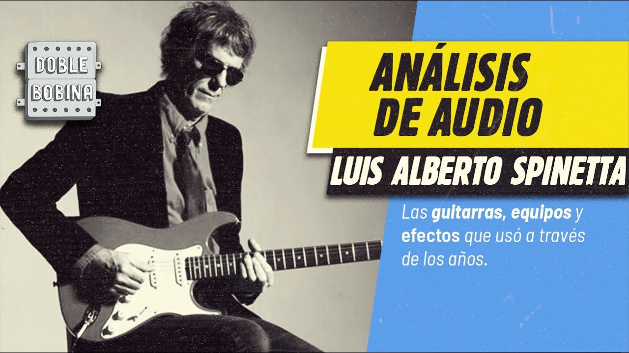 An&aacute;lisis de audio: Luis Alberto Spinetta.
