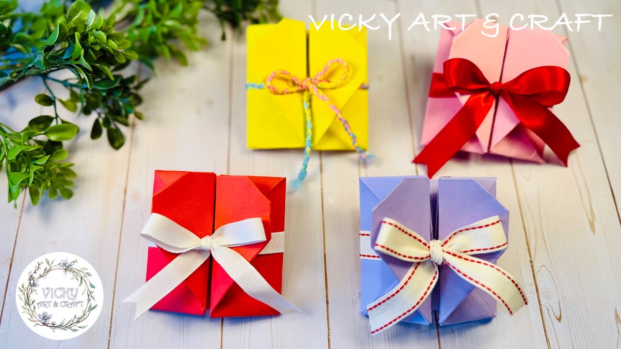 DIY Valentines 💖 Also a great gift box idea for friend 愛心紙盒 #valentinesday #giftbox #diypapercraft