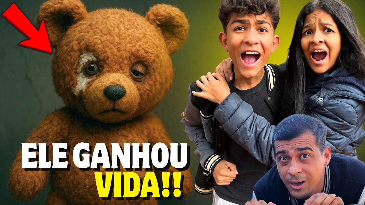O URSO TED GANHOU VIDA!! * e agora o que vamos fazer ? feat: Duda e Felipe 