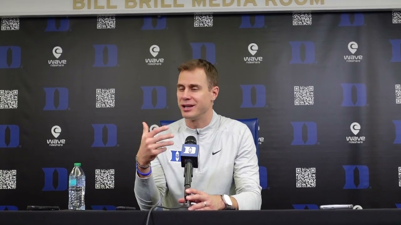 Jon Scheyer Duke vs Wake Forest Postgame Press Conference