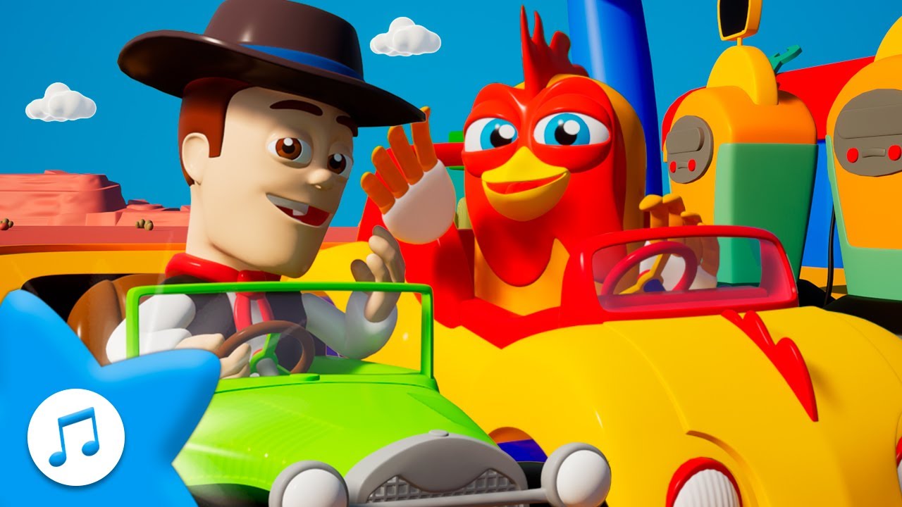 Pump Some Gas ⛽ and More Kids Songs & Nursery Rhymes 🚗 ZENON the FARMER on WHEELS