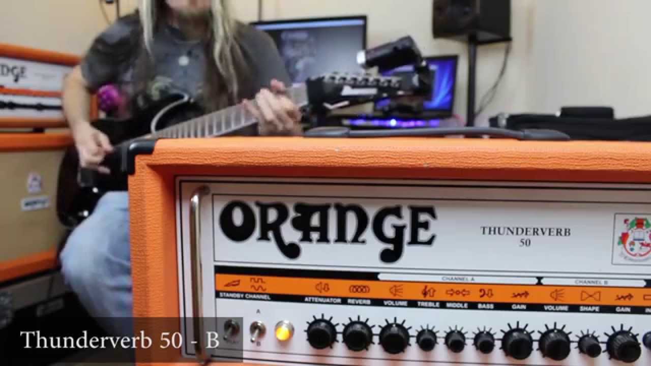 Orange Rockerverb 50 MK II vs Thunderverb 50 (Comparison) - Metal