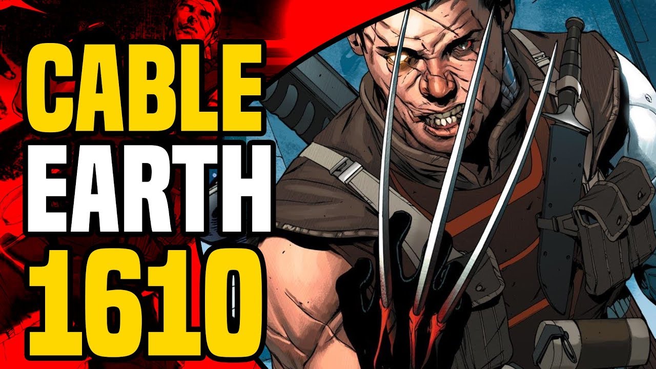 Cable Earth 1610: Cable With Adamantium Claws And Domino Uses Her Powers On Rogue