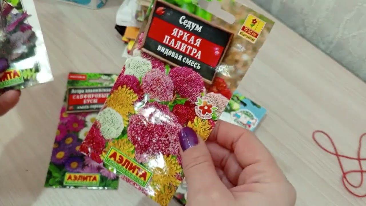 Мой выбор семян цветов 💐 2025г.