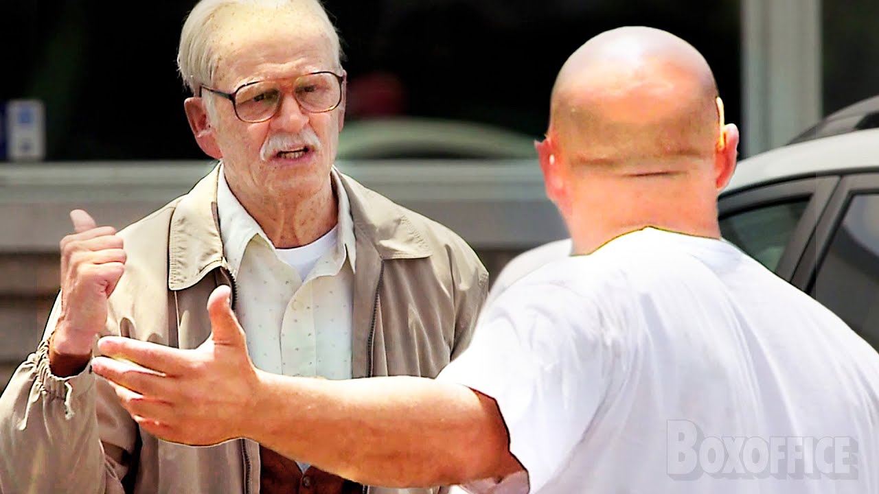 This guy wants to fight a grandpa 🤣 | Bad Grandpa | CLIP