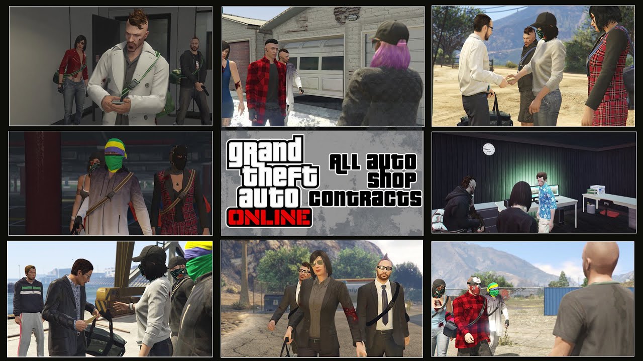 All Auto Shop Contracts. GTA Online