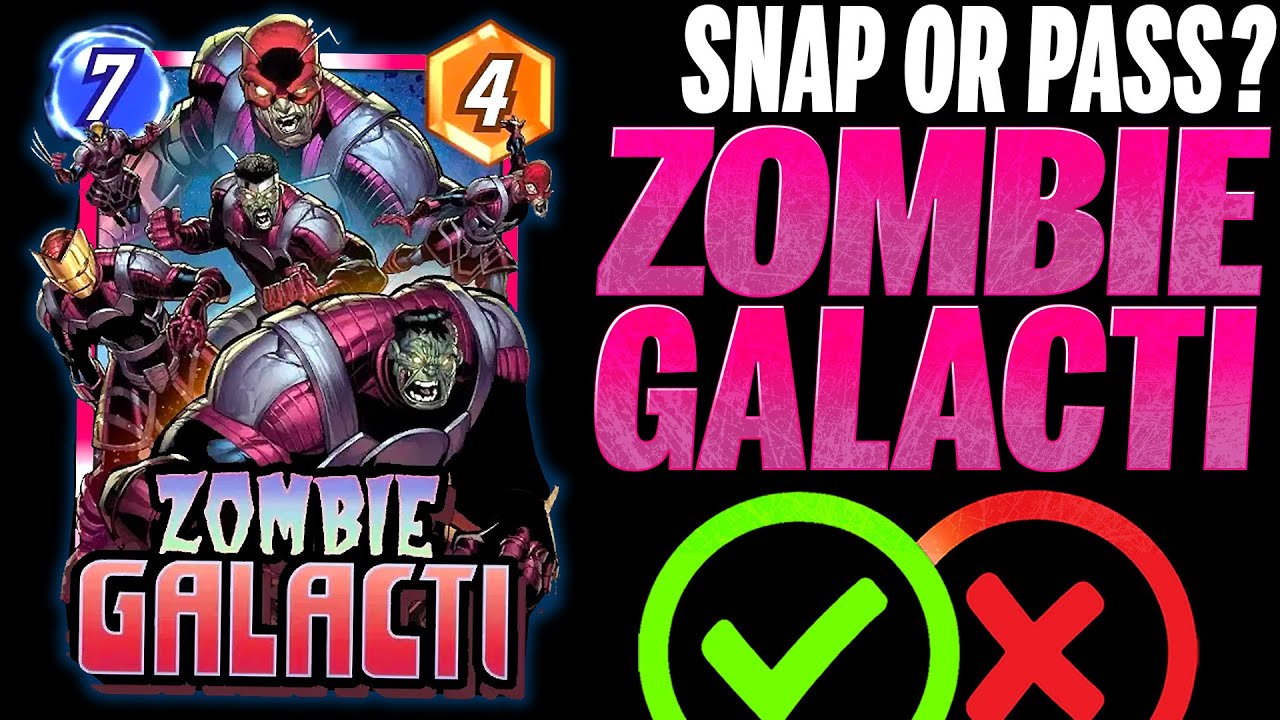 ЗОМБИ ГАЛАКТИ 🧟 Детали и механика | Snap or Pass | Marvel Snap